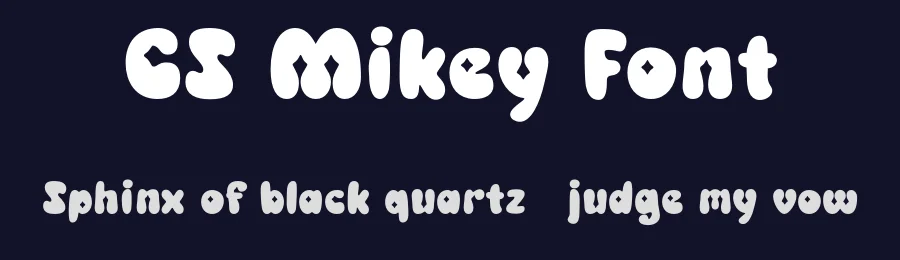 CS Mikey Font by craftsupplyco — Display Font — thumbnail 2