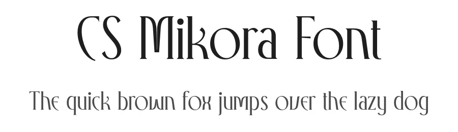 CS Mikora Font by craftsupplyco — Display Font