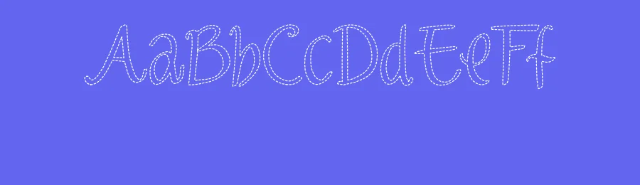 CS Milena Dashed Font by craftsupplyco — Script Handwritten Font — thumbnail 3