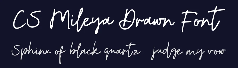 CS Mileya Drawn Font by craftsupplyco — Script Handwritten Font — thumbnail 2