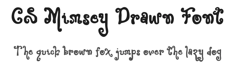 CS Mimsey Drawn Font by craftsupplyco — Display Font