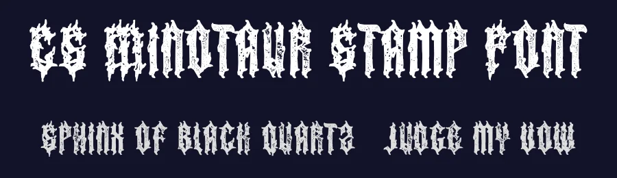 CS Minotaur Stamp Font by craftsupplyco — Display Font — thumbnail 2