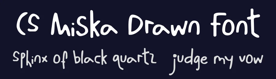 CS Miska Drawn Font by craftsupplyco — Script Handwritten Font — thumbnail 2