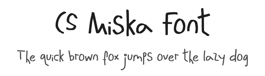 CS Miska Font by craftsupplyco — Script Handwritten Font