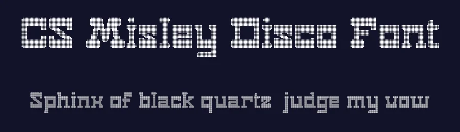 CS Misley Disco Font by craftsupplyco — Display Font — thumbnail 2