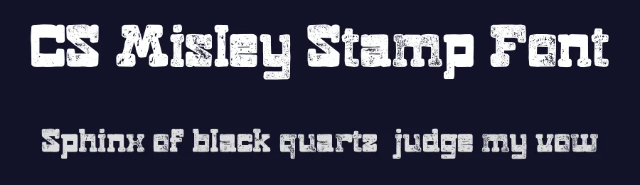 CS Misley Stamp Font by craftsupplyco — Display Font — thumbnail 2