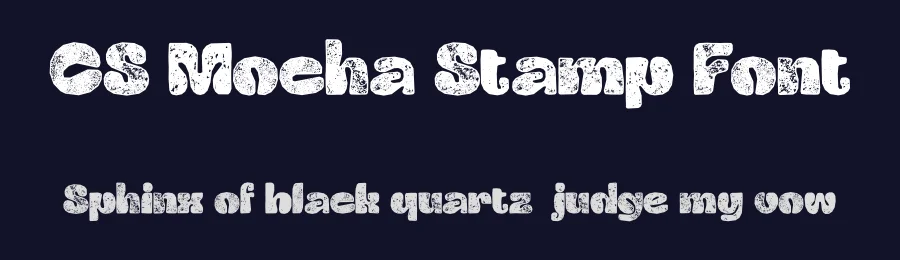 CS Mocha Stamp Font by craftsupplyco — Display Font — thumbnail 2