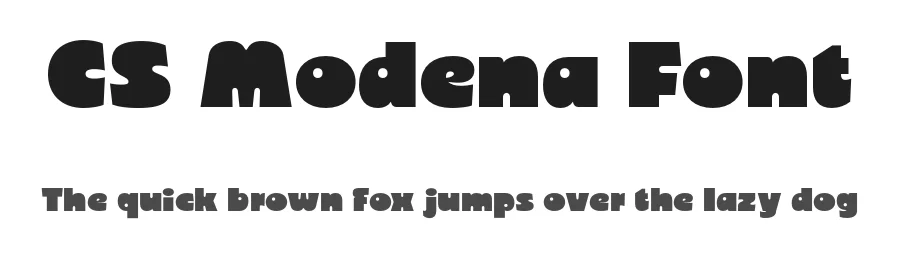 CS Modena Font by craftsupplyco — Display Font