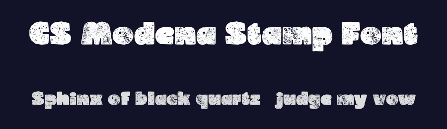 CS Modena Stamp Font by craftsupplyco — Sans Serif Font — thumbnail 2