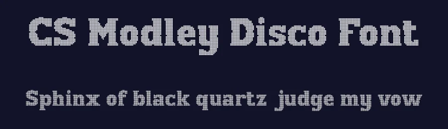 CS Modley Disco Font by craftsupplyco — Display Font — thumbnail 2