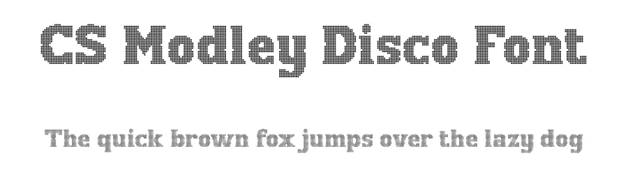 CS Modley Disco Font by craftsupplyco — Display Font