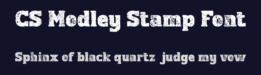 CS Modley Stamp Font by craftsupplyco — Display Font — thumbnail 2