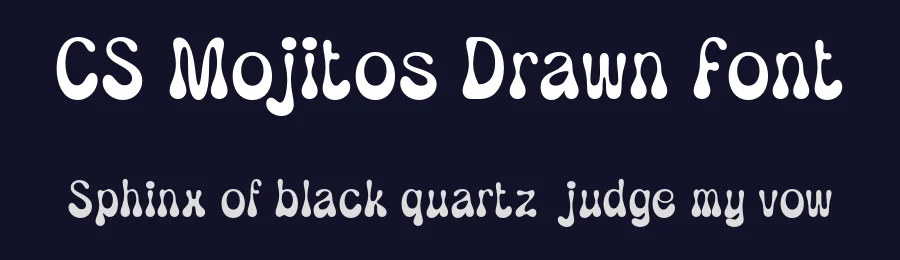 CS Mojitos Drawn Font by craftsupplyco — Display Font — thumbnail 2