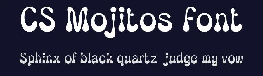 CS Mojitos Font by craftsupplyco — Display Font — thumbnail 2