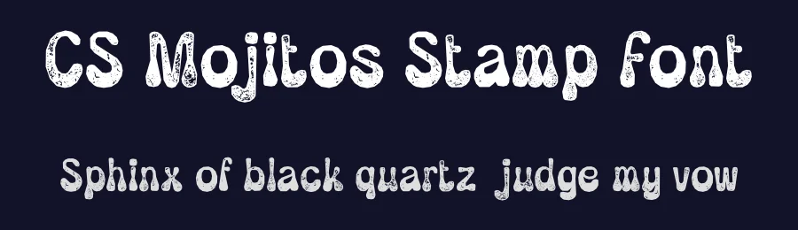 CS Mojitos Stamp Font by craftsupplyco — Display Font — thumbnail 2