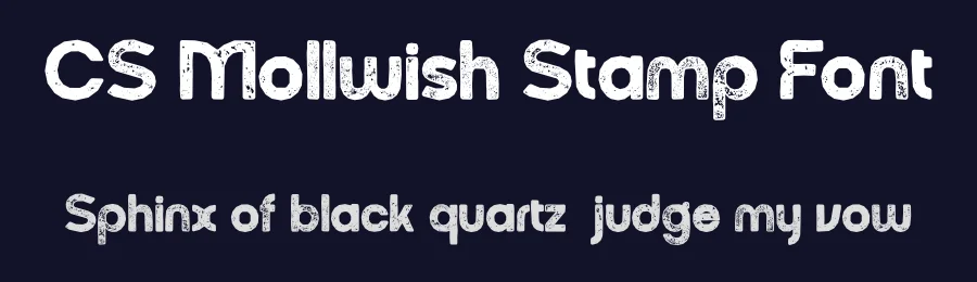 CS Mollwish Stamp Font by craftsupplyco — Display Font — thumbnail 2
