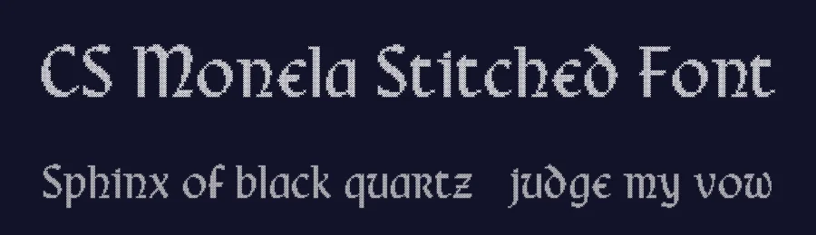 CS Monela Stitched Font by craftsupplyco — Script Handwritten Font — thumbnail 2