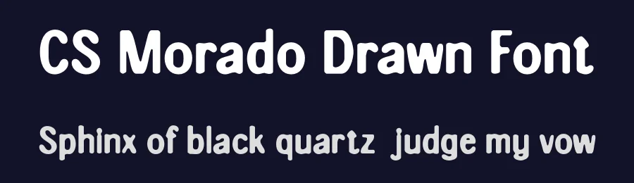 CS Morado Drawn Font by craftsupplyco — Sans Serif Font — thumbnail 2