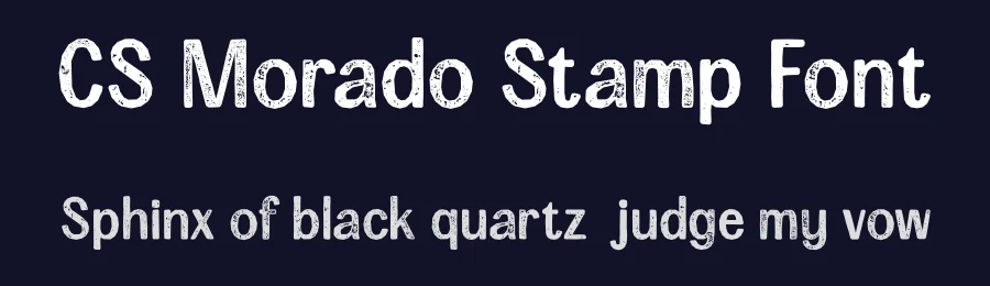CS Morado Stamp Font by craftsupplyco — Sans Serif Font — thumbnail 2