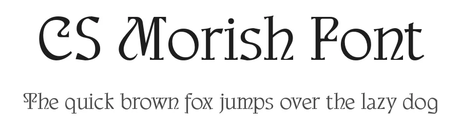 CS Morish Font by craftsupplyco — Display Font