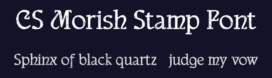 CS Morish Stamp Font by craftsupplyco — Display Font — thumbnail 2