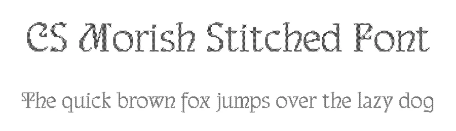 CS Morish Stitched Font by craftsupplyco — Display Font
