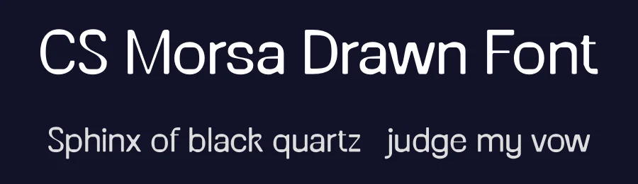 CS Morsa Drawn Font by craftsupplyco — Sans Serif Font — thumbnail 2