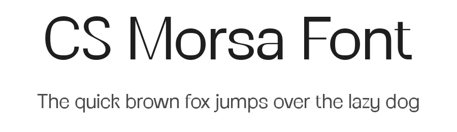 CS Morsa Font by Craft Supply Co. — Sans Serif Font