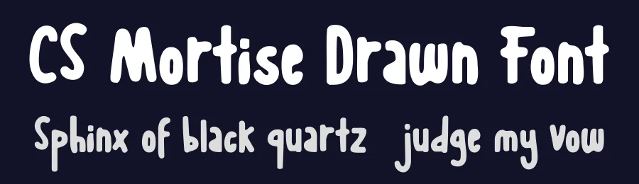 CS Mortise Drawn Font by craftsupplyco — Script Handwritten Font — thumbnail 2