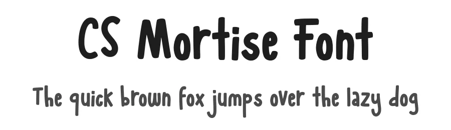 CS Mortise Font by craftsupplyco — Script Handwritten Font