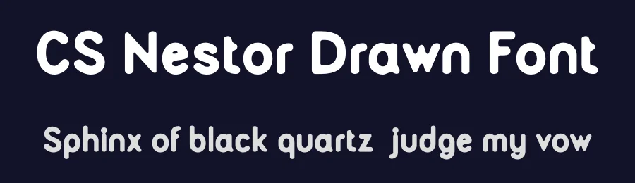 CS Nestor Drawn Font by craftsupplyco — Sans Serif Font — thumbnail 2