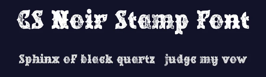 CS Noir Stamp Font by craftsupplyco — Display Font — thumbnail 2
