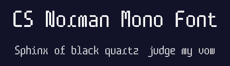 CS Norman Mono Font by craftsupplyco — Display Font — thumbnail 2