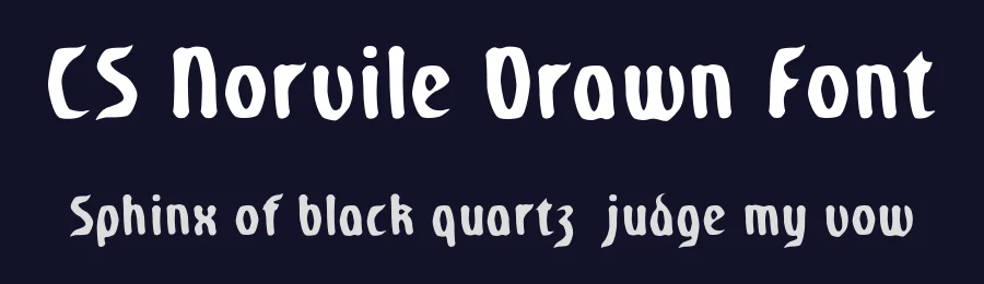 CS Norvile Drawn Font by craftsupplyco — Display Font — thumbnail 2