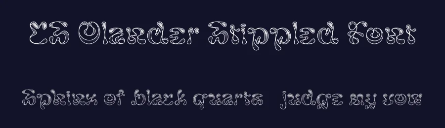 CS Olander Stippled Font by craftsupplyco — Display Font — thumbnail 2