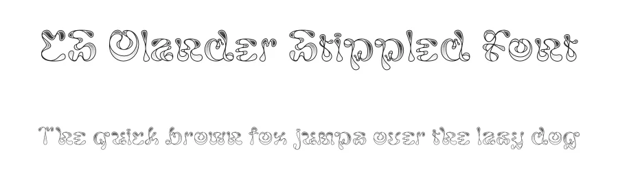 CS Olander Stippled Font by craftsupplyco — Display Font