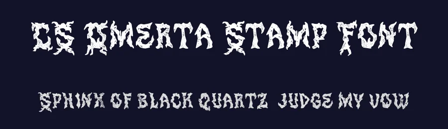 CS Omerta Stamp Font by craftsupplyco — Display Font — thumbnail 2