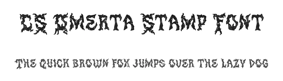 CS Omerta Stamp Font by craftsupplyco — Display Font