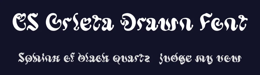 CS Orleta Drawn Font by craftsupplyco — Display Font — thumbnail 2