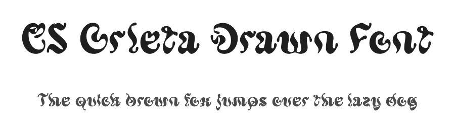CS Orleta Drawn Font by craftsupplyco — Display Font