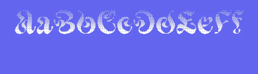 CS Orleta Halfpixel Font by craftsupplyco — Display Font — thumbnail 3