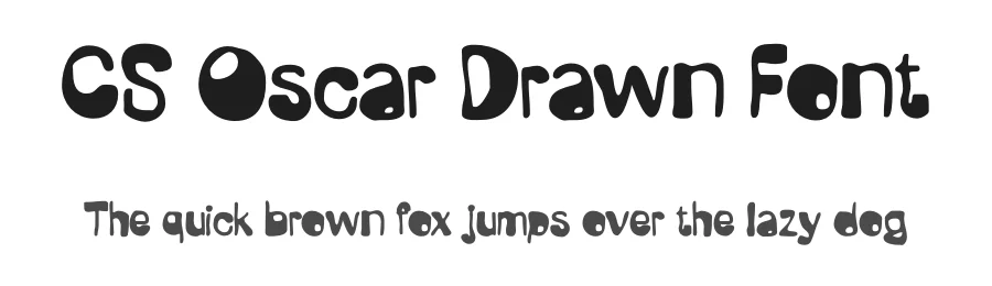CS Oscar Drawn Font by craftsupplyco — Display Font