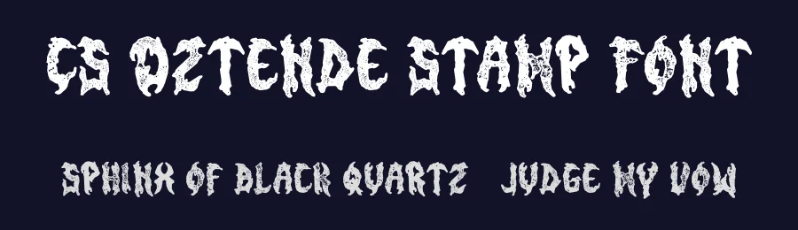 CS Oztende Stamp Font by craftsupplyco — Display Font — thumbnail 2