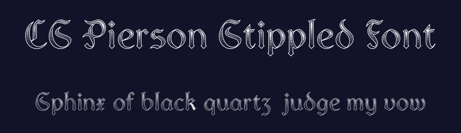 CS Pierson Stippled Font by craftsupplyco — Display Font — thumbnail 2
