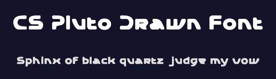 CS Pluto Drawn Font by craftsupplyco — Sans Serif Font — thumbnail 2