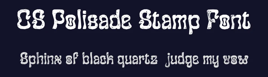 CS Polisade Stamp Font by craftsupplyco — Display Font — thumbnail 2