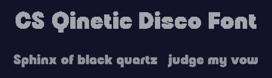 CS Qinetic Disco Font by craftsupplyco — Display Font — thumbnail 2