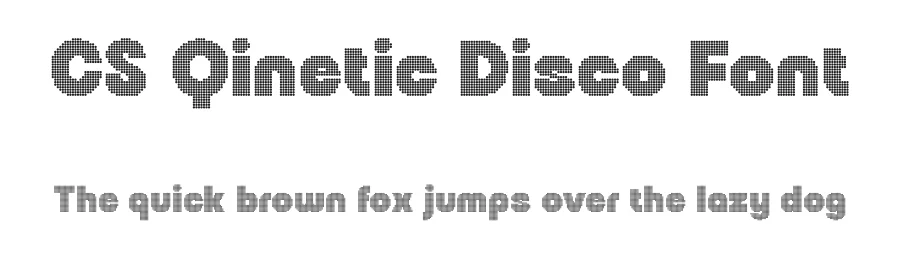 CS Qinetic Disco Font by craftsupplyco — Display Font