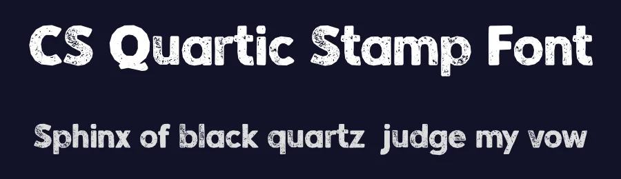 CS Quartic Stamp Font by craftsupplyco — Display Font — thumbnail 2