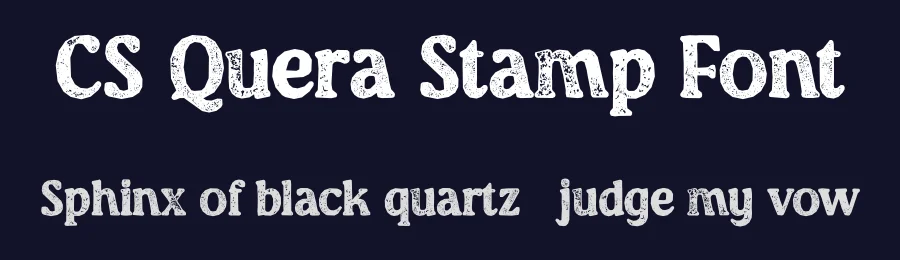 CS Quera Stamp Font by craftsupplyco — Display Font — thumbnail 2